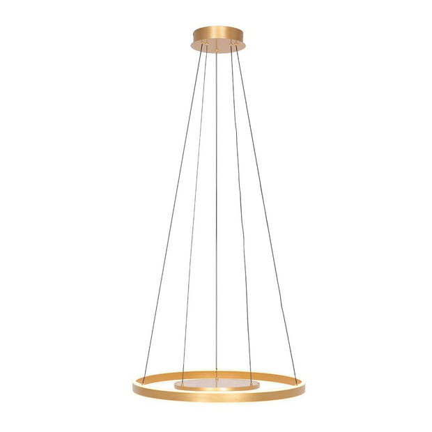 Steinhauer Hanglamp Ringlux 2 lichts Ø 60 cm mat goud