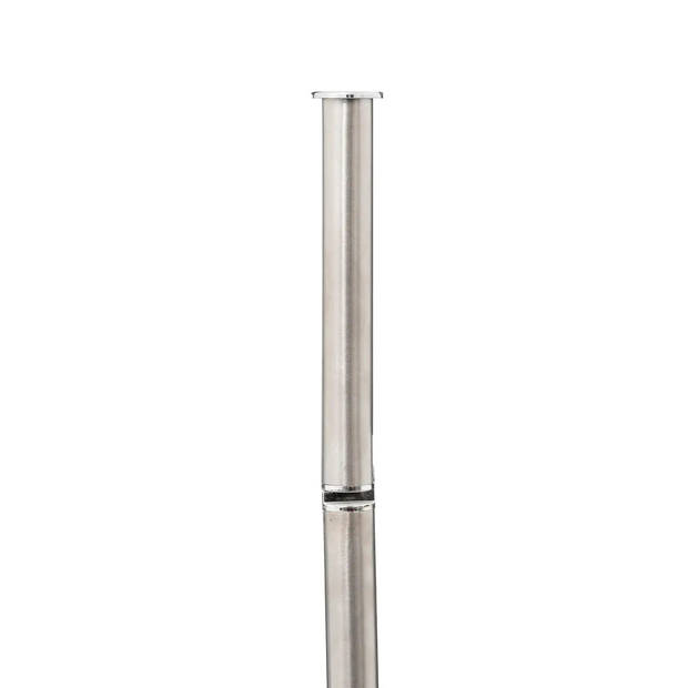 5Five - Wc/toiletrolhouder ijsblauw met rollen reservoir - kunststof/metaal - 59 cm - Toiletrolhouders