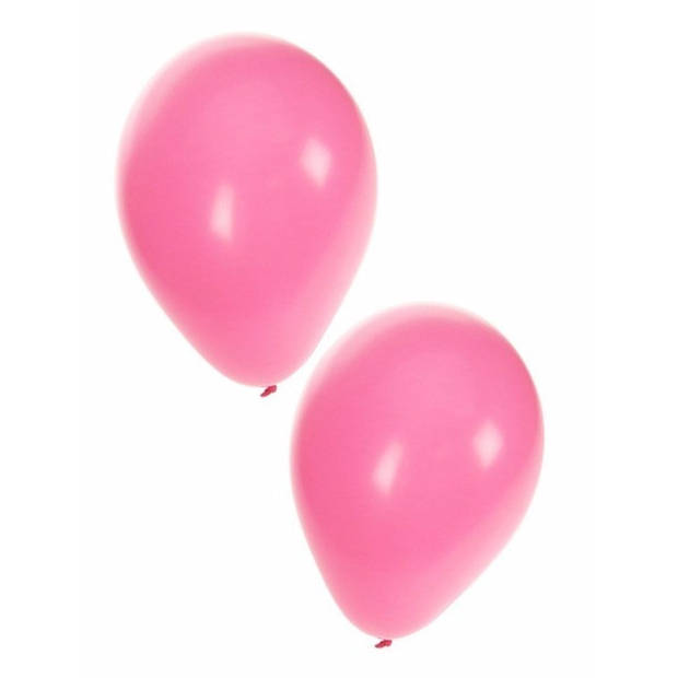 50x roze en lichtroze ballonnen - Ballonnen