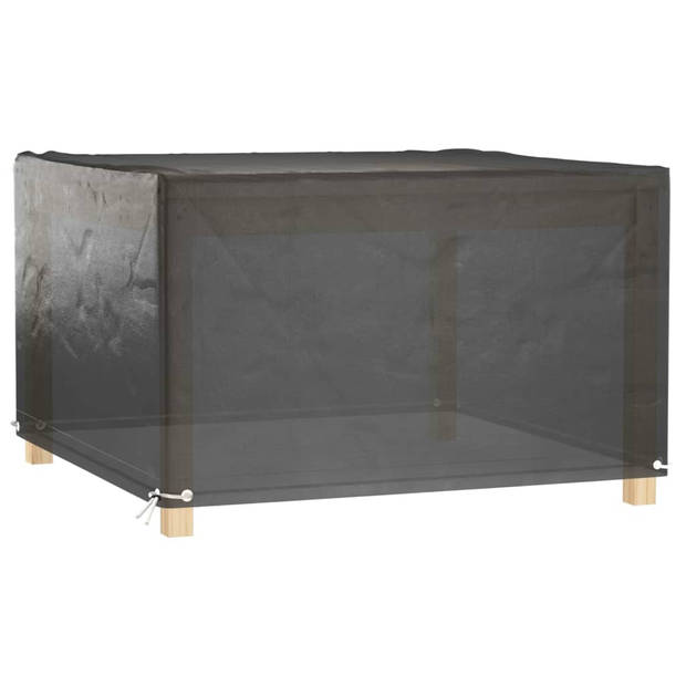 vidaXL Tuinmeubelhoezen 2 st 8 ogen vierkant 125x125x75 cm