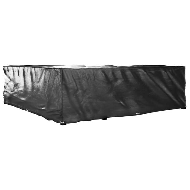 vidaXL Tuinmeubelhoezen L-vormig 2 st 20 oogjes 300x300x90 cm