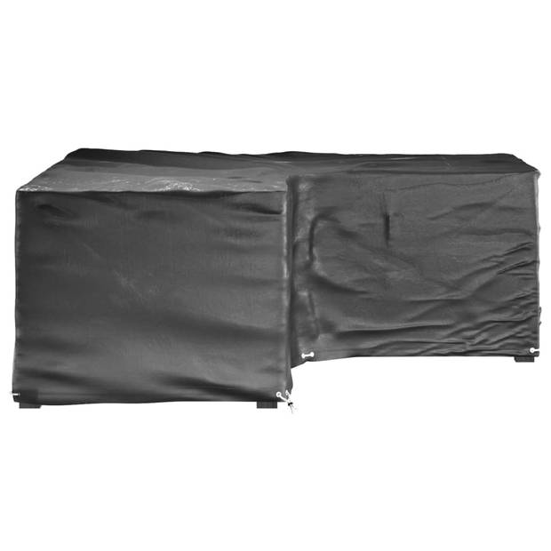 vidaXL Tuinmeubelhoezen L-vormig 2 st 16 oogjes 215x215x70 cm