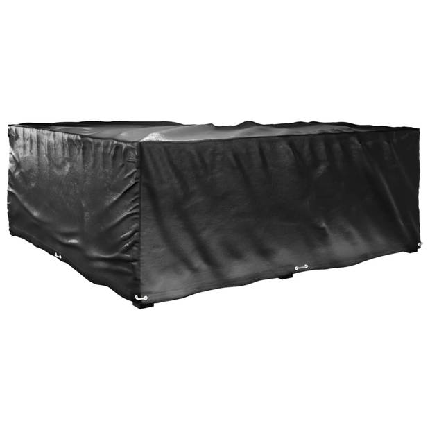 vidaXL Tuinmeubelhoezen L-vormig 2 st 16 oogjes 215x215x70 cm