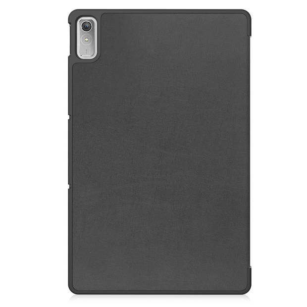 Basey Lenovo Tab P11 (2e Gen) Hoesje Kunstleer Hoes Case Cover -Zwart