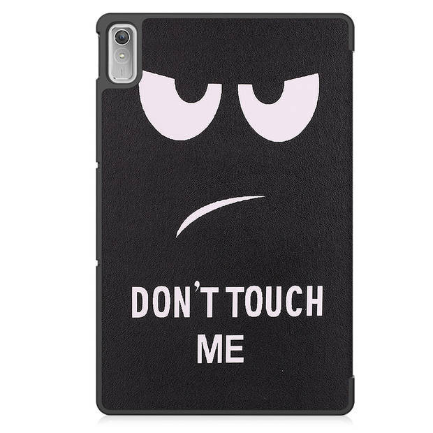 Basey Lenovo Tab P11 (2e Gen) Hoesje Kunstleer Hoes Case Cover -Don't Touch Me