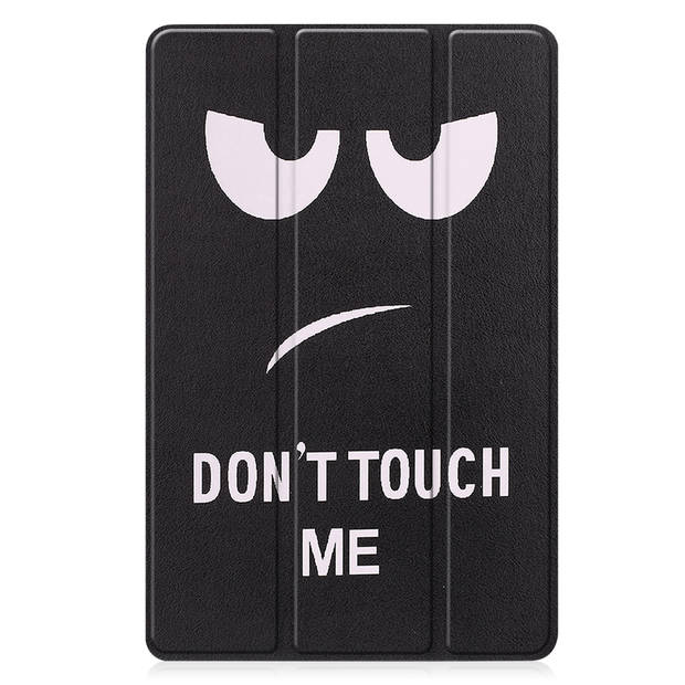 Basey Lenovo Tab P11 (2e Gen) Hoesje Kunstleer Hoes Case Cover -Don't Touch Me