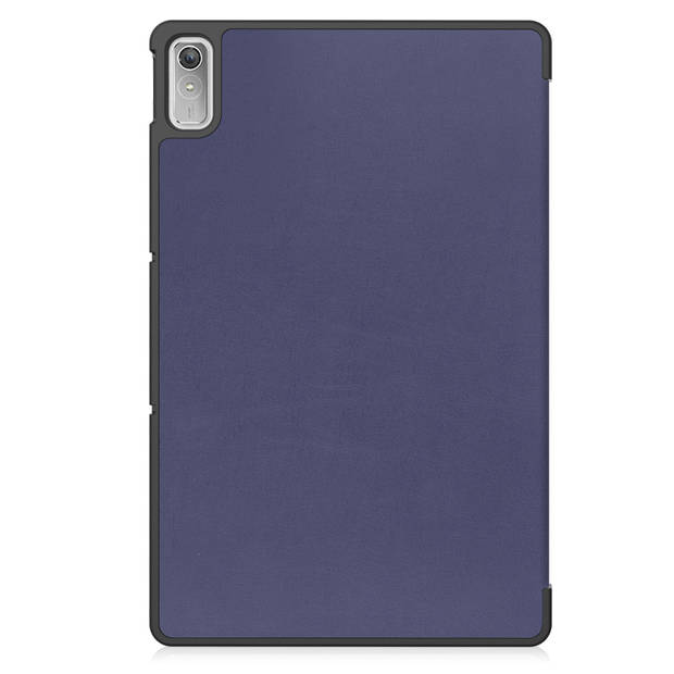 Basey Lenovo Tab P11 (2e Gen) Hoesje Kunstleer Hoes Case Cover -Donkerblauw