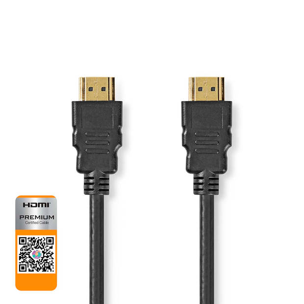 Nedis Premium High Speed ??HDMI-Kabel met Ethernet - CVGL34050BK15