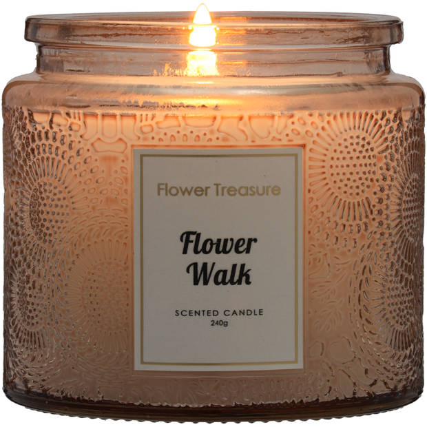 Blokker geurkaars Flower Treasure - Cashmere Cream