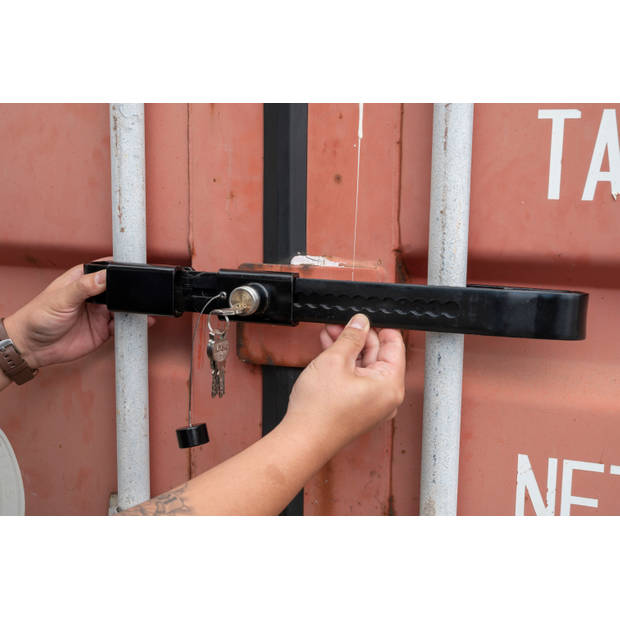 All Ride Containerslot - Gehard Staal - Instelbaar: 311-490 mm - Beschermkap - 2 Sleutels