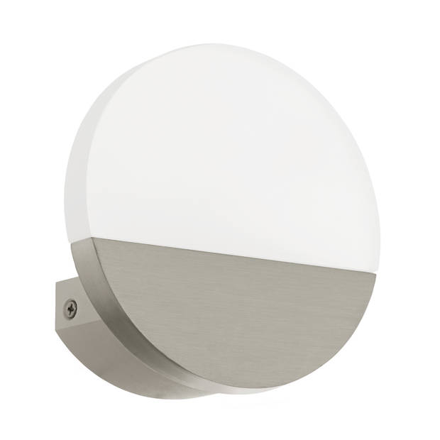 EGLO Metrass 1 - Wandlamp - 1 Lichts - Nikkel-Mat - Gesatineerd