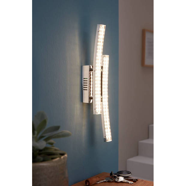 EGLO Pertini Wandlamp - LED - 6 cm - Chroom