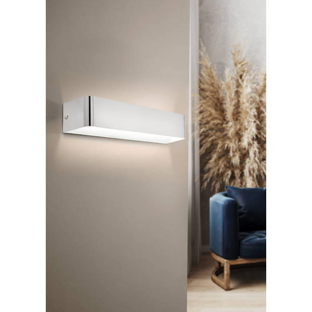 EGLO Sania 4 Wandlamp - LED - 36,5 cm - Grijs