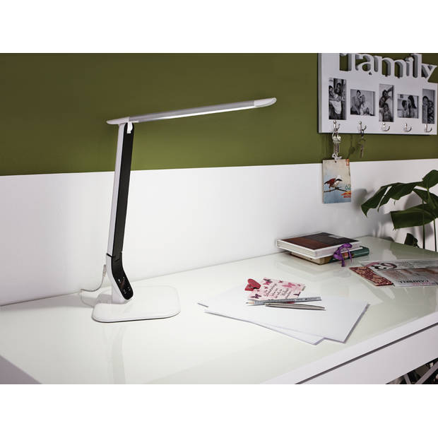 EGLO Sellano Tafellamp - LED - 43 cm - Wit, Zwart - Dimbaar