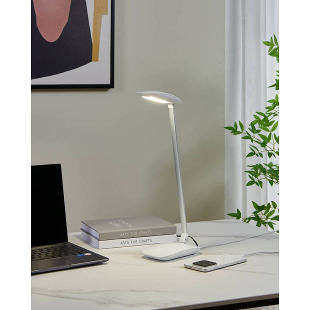 EGLO Cajero Tafellamp - LED - 50 cm - Wit - Dimbaar