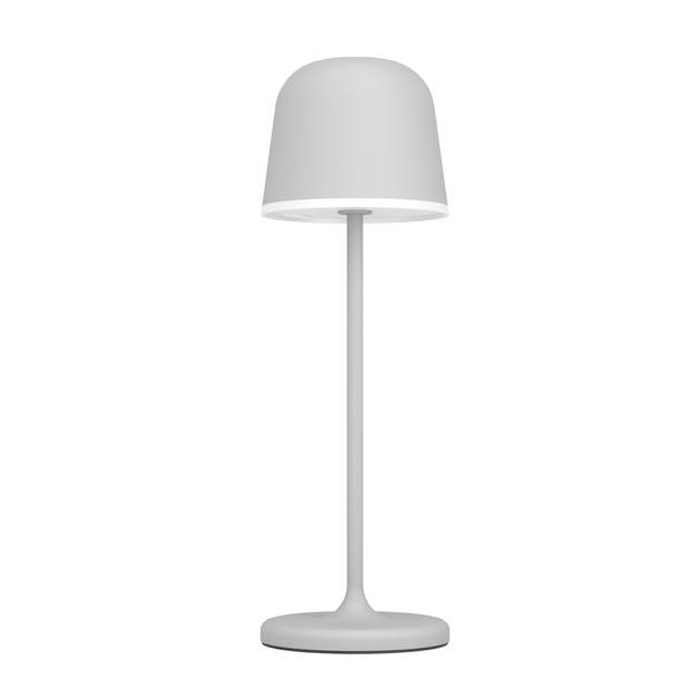 EGLO Mannera Tafellamp - Aanraakdimmer - Draadloos - 34 cm - Grijs