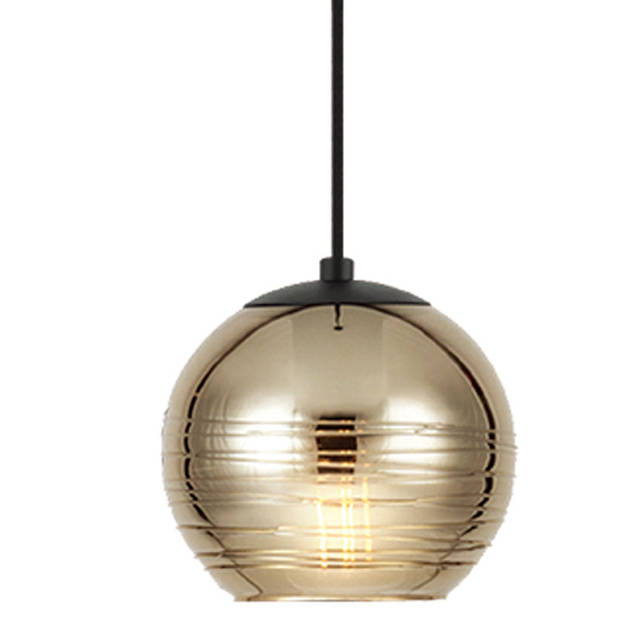 EGLO Lemorieta Hanglamp - E27 - 3-lichts - Ø 44 cm - Zwart/Goud