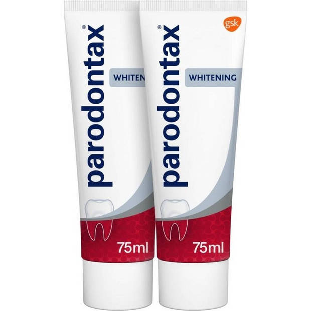 Whitening - Tandpasta - 6x 75ml - Voordeelverpakking