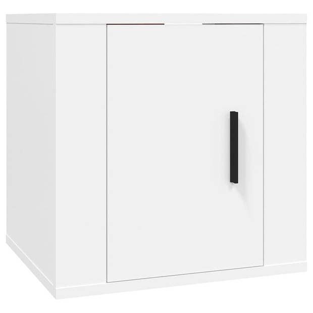 The Living Store Meubelset - TV-kasten - Geoptimaliseerd voor - 100x34.5x40 cm - Wit