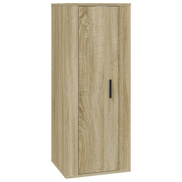 The Living Store TV-meubel Set Zonoma Eiken - 2x 40x34.5x100cm - 1x 57x34.5x40cm