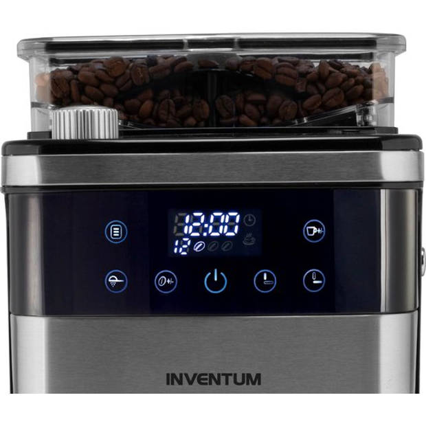 Inventum Limited Edition Touch - Grind & brew koffiezetapparaat - RVS/Zwart
