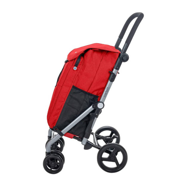 Boodschappentrolley Classic Duo - Rood