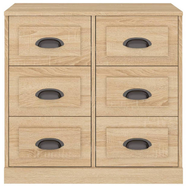 The Living Store Dressoir Sonoma Eiken - 70 x 35.5 x 67.5 cm - Duurzaam Bewerkt Hout