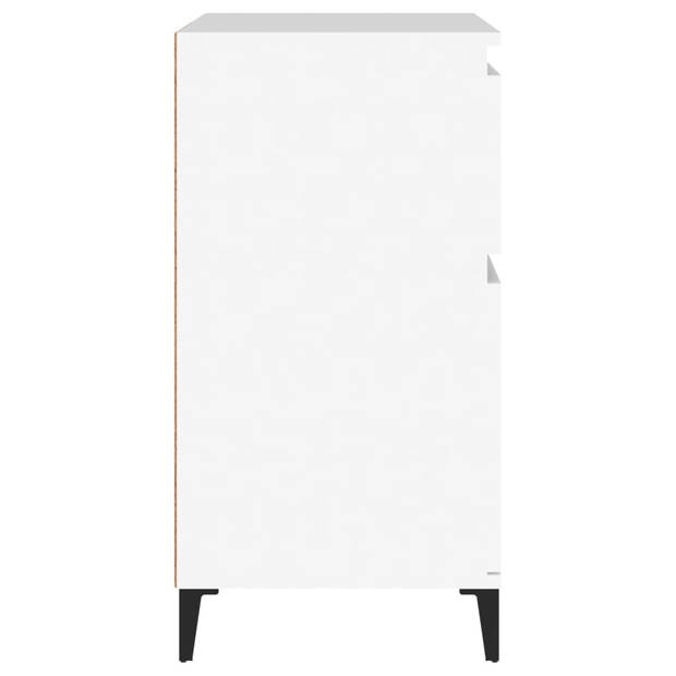 The Living Store Dressoir - Trendy en Praktisch - Badkaastje en Keukenkastje - 60x35x70 cm - Wit