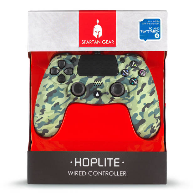 Hoplite Wired Controller Groene Camo - PC & PS4