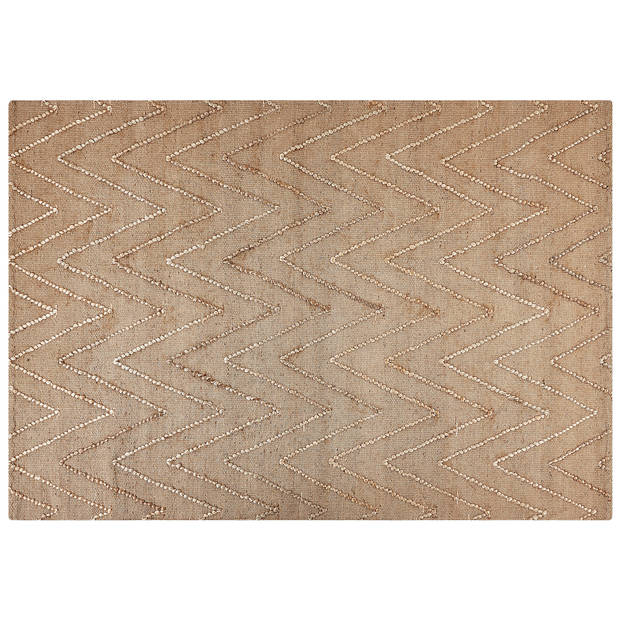 Beliani DADAY - Gevlochten-Beige-Jute