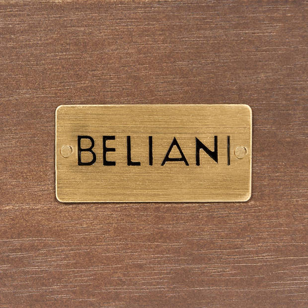 Beliani TIMOR - Tuintafel-Donkere houtkleur-FSC® gecertificeerd acaciahout