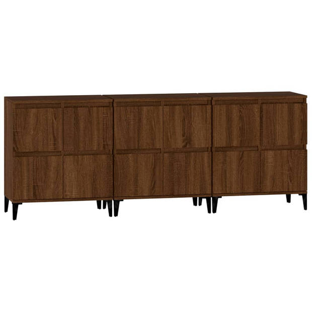 The Living Store Klassiek Dressoir - Bruineiken - 60 x 35 x 70 cm