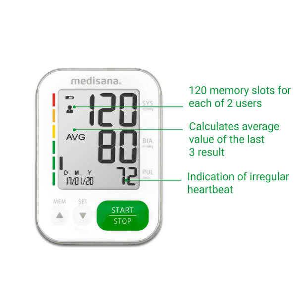 medisana BU 565 Bovenarm bloeddrukmeter