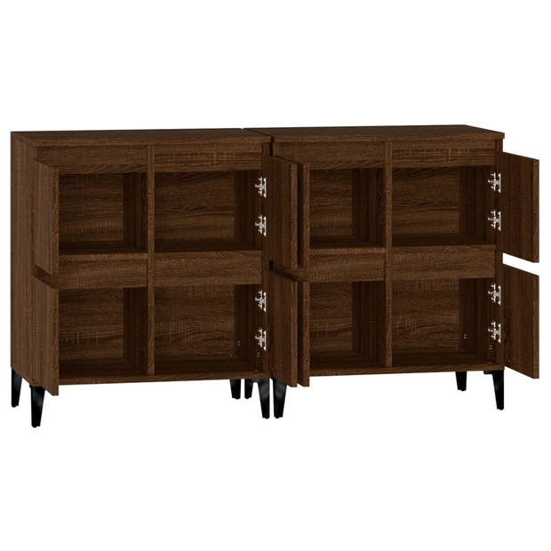 The Living Store Dressoir - Bruineiken - 60 x 35 x 70 cm - Duurzaam hout