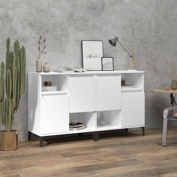 The Living Store Dressoir - 60 x 35 x 70 cm - Wit