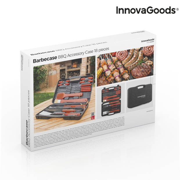 Barbecuekoffer Barbecase InnovaGoods 18 Onderdelen