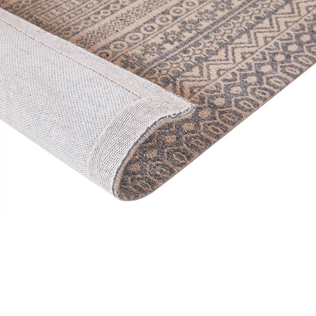 Beliani BAGLAR - Laagpolig-Beige-Jute