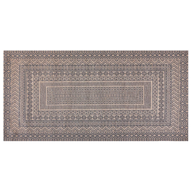 Beliani BAGLAR - Laagpolig-Beige-Jute