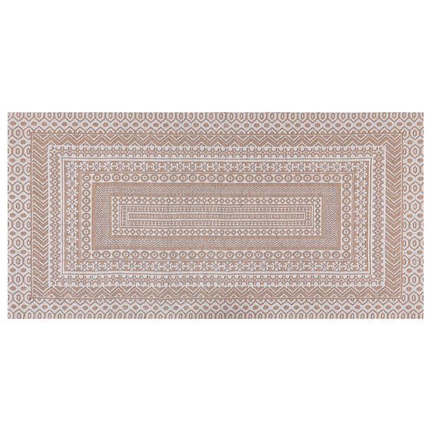 Beliani BAGLAR - Laagpolig-Beige-Jute