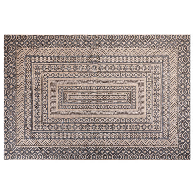 Beliani BAGLAR - Laagpolig-Beige-Jute