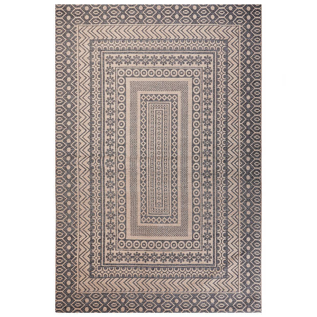 Beliani BAGLAR - Laagpolig-Beige-Jute