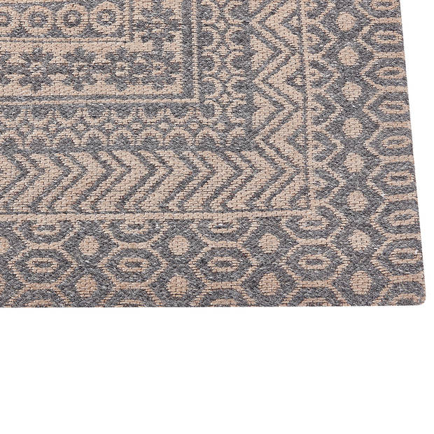 Beliani BAGLAR - Laagpolig-Beige-Jute