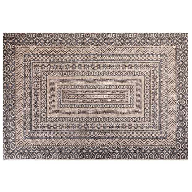 Beliani BAGLAR - Laagpolig-Beige-Jute