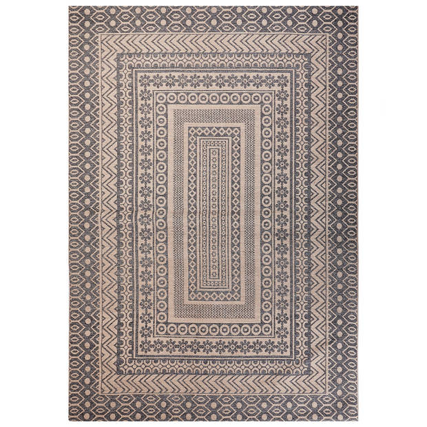 Beliani BAGLAR - Laagpolig-Beige-Jute