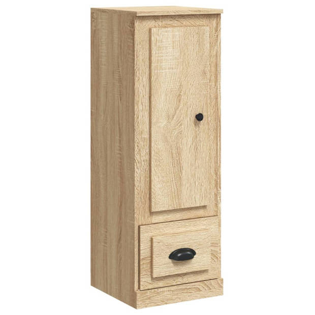 vidaXL Hoge kast 36x35,5x103,5 cm bewerkt hout sonoma eikenkleurig