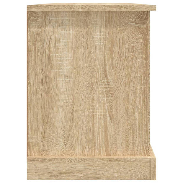 vidaXL Tv-meubel 99,5x35,5x48 cm bewerkt hout sonoma eikenkleurig