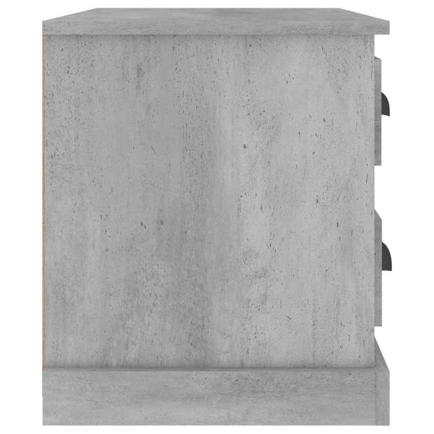 vidaXL Nachtkastje 60x39x45 cm betongrijs