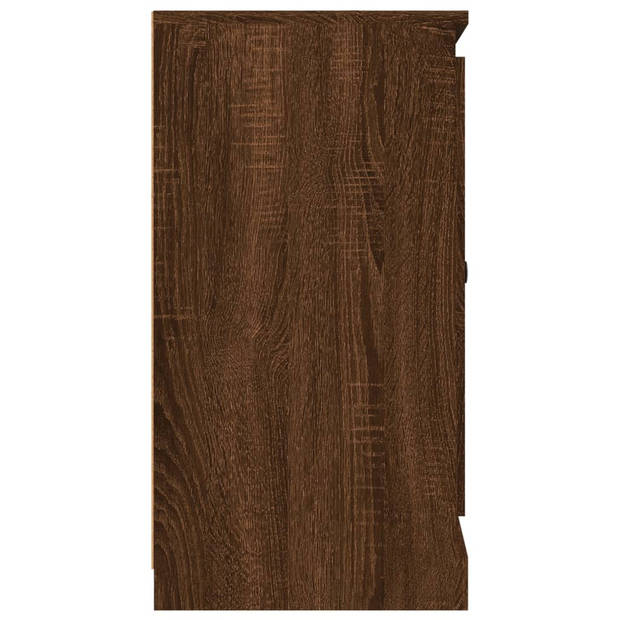 vidaXL Dressoir 70x35,5x67,5 cm bewerkt hout bruin eikenkleur