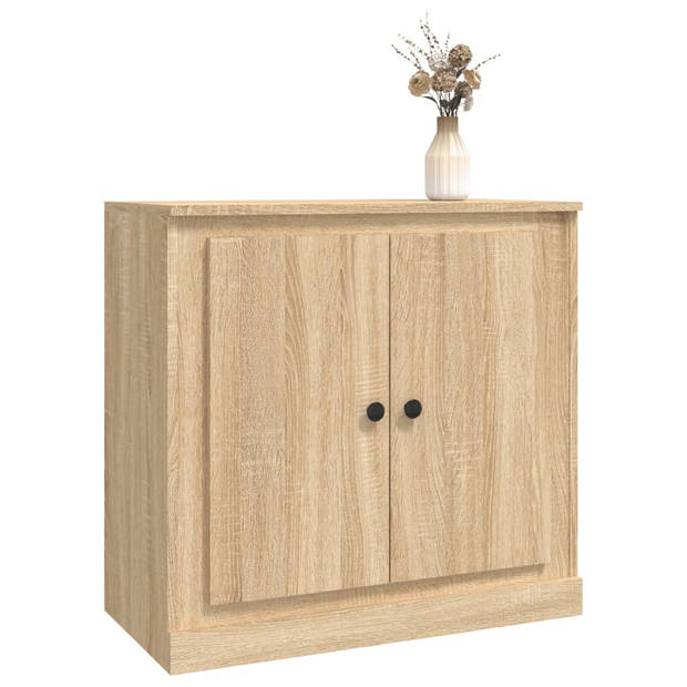 The Living Store Dressoir - Sonoma Eiken - 70 x 35.5 x 67.5 cm - Stabiel en vochtbestendig