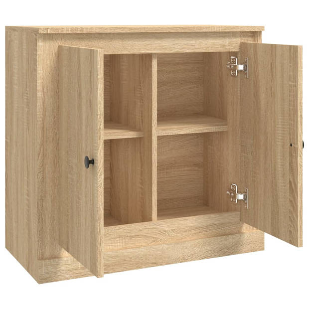 The Living Store Dressoir - Sonoma Eiken - 70 x 35.5 x 67.5 cm - Stabiel en vochtbestendig